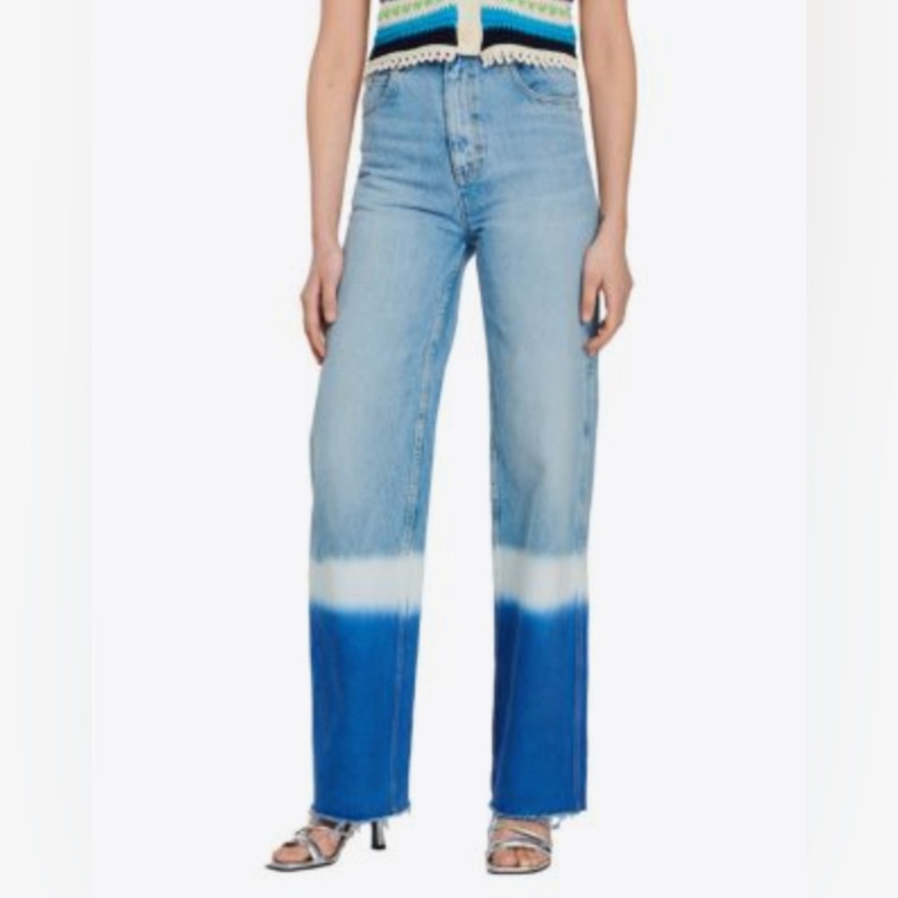 Sandro Dip Dye Jeans FR 40/US 8 or US 29
